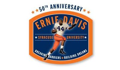 Ernie Davis Heisman Trophy On DIsplay at Arnot Mall