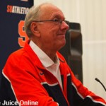 Jim Boeheim smiles about the start of a new season