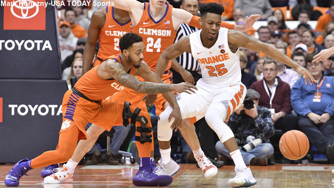 NCAA Basketball: Clemson at Syracuse