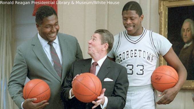 Ronald_Reagan_with_John_Thompson_Patrick_Ewing_