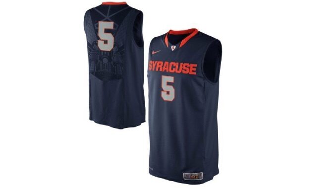 Syracuse basketball's alternate blue jerseys